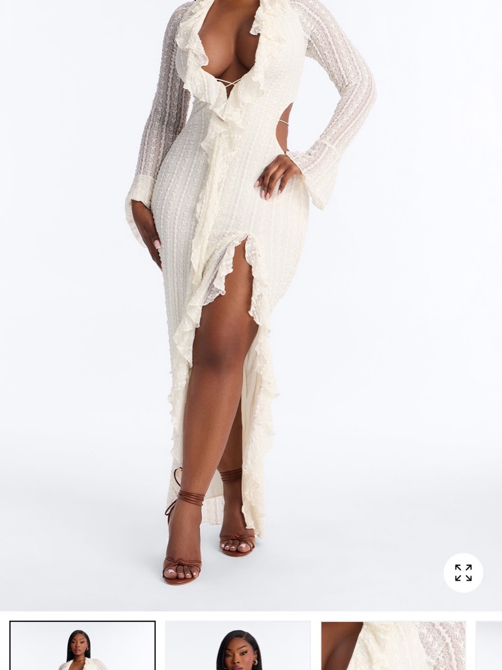 White Maxi Dress Like New